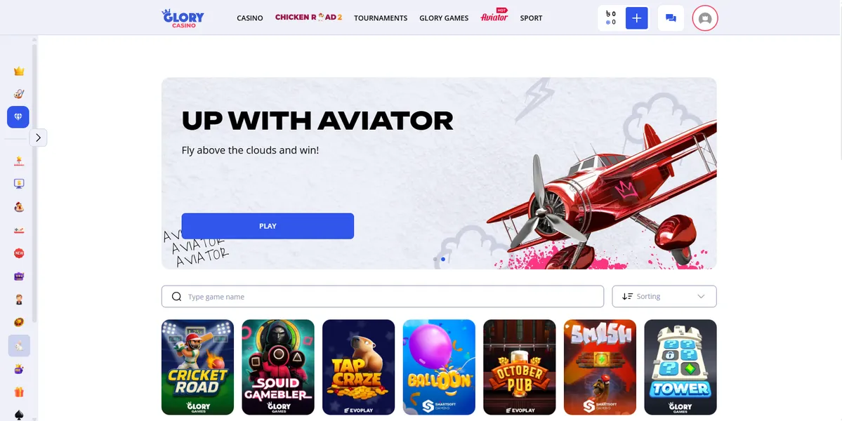 Glory Casino Aviator APK for Instant Big Wins Anywhere