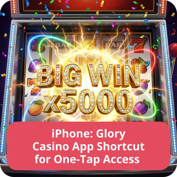 iPhone: Glory Casino App Shortcut for One-Tap Access